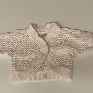 Cherokee White Cardigan